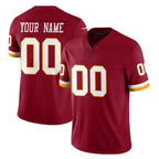 Choea Custom W.Commanders Burgundy Limited Team Vapor F.U.S.E. Home Game Any Name & Numbers Stitched Jerseys
