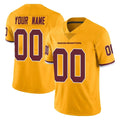 Choea Custom W.Commanders Gold Limited Color Rush Home Game Any Name & Numbers Stitched Jerseys
