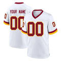Choea Custom W.Commanders White Home Game Any Name & Numbers Stitched Jerseys