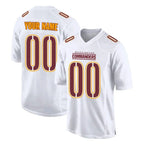 Choea Custom W.Commanders White Tundra Fashion Home Game Any Name & Numbers Stitched Jerseys