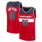 Choea Custom W.Wizards Red Fastbreak Jerseys - Icon Edition