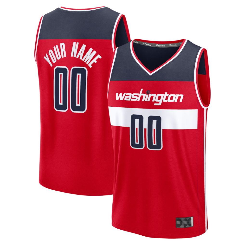 Choea Custom W.Wizards Red Fastbreak Jerseys - Icon Edition