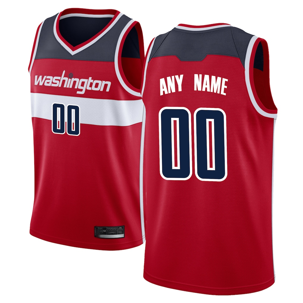 Choea Custom W.Wizards Red Swingman Jerseys - Icon Edition