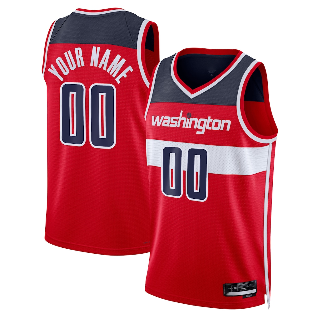 Choea Custom W.Wizards Red Swingman Jerseys - Icon Edition