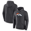 Choea D.Broncos Ash One Color Pullover Hoodie Limited Blank Player Stitched Jerseys