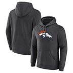 Choea D.Broncos Ash One Color Pullover Hoodie Limited Blank Player Stitched Jerseys