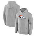 Choea D.Broncos Gray Pullover Hoodie Limited Blank Player Stitched Jerseys