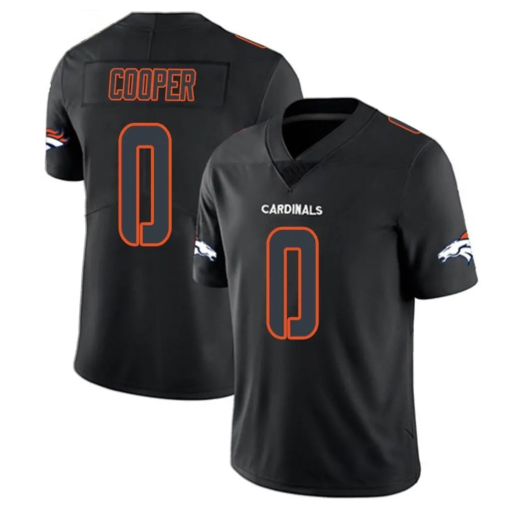 Choea D.Broncos #0 Jonathon Cooper Player Black Impact Limited Game Stitched Jerseys