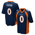Choea D.Broncos #0 Jonathon Cooper Player Navy Game Stitched Jerseys