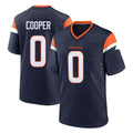 Choea D.Broncos #0 Jonathon Cooper Player Navy Home Game Stitched Jerseys
