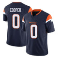 Choea D.Broncos #0 Jonathon Cooper Player Navy Limited Vapor F.U.S.E. Home Game Stitched Jerseys