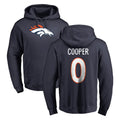 Choea D.Broncos #0 Jonathon Cooper Player Navy Pullover Hoodie Limited Stitched Jerseys