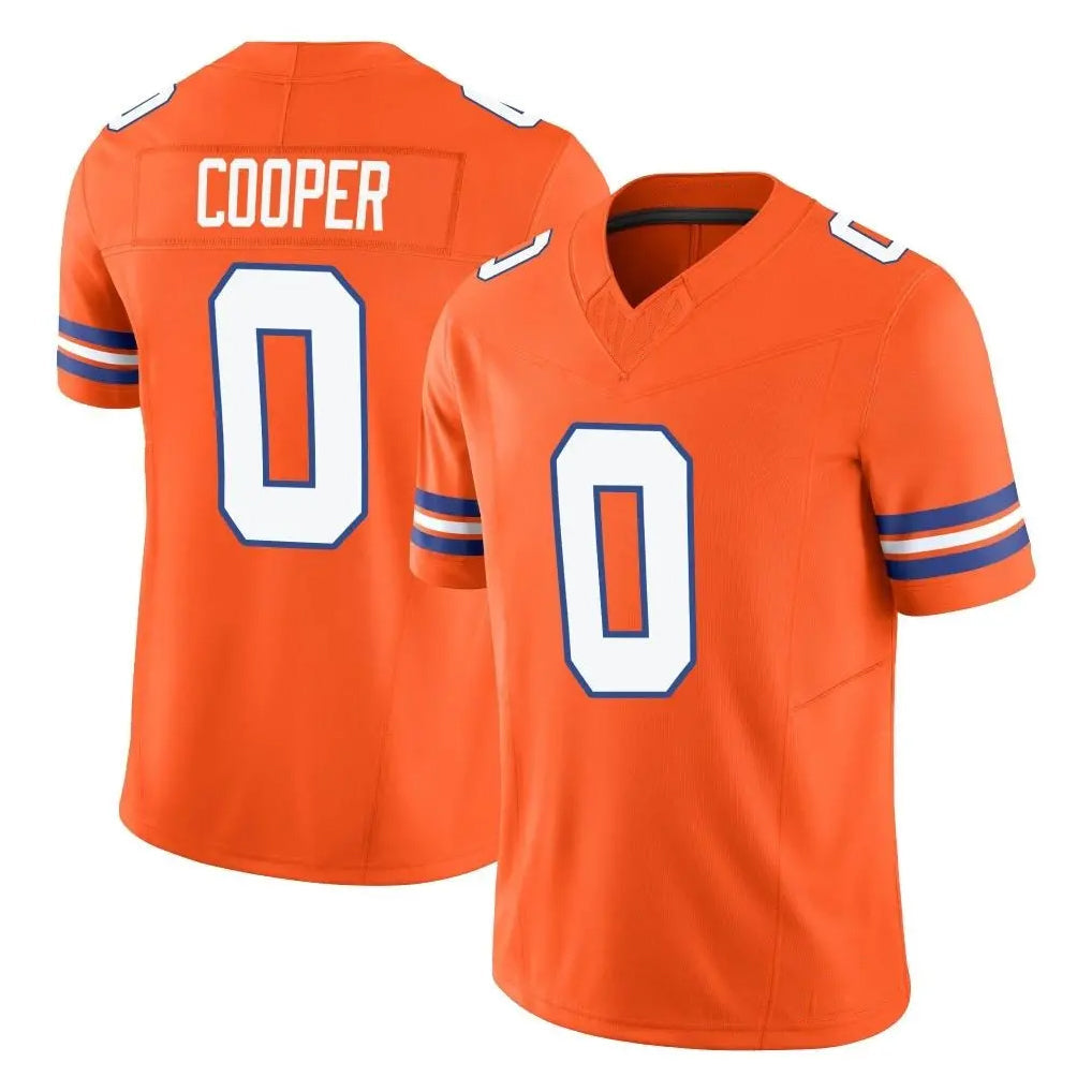 Choea D.Broncos #0 Jonathon Cooper Player Orange Limited Alternate Vapor F.U.S.E. Throwback Game Stitched Jerseys