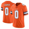 Choea D.Broncos #0 Jonathon Cooper Player Orange Vapor Untouchable Limited Home Game Stitched Jerseys