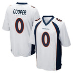 Choea D.Broncos #0 Jonathon Cooper Player White Game Stitched Jerseys