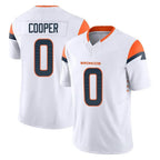 Choea D.Broncos #0 Jonathon Cooper Player White Limited Vapor F.U.S.E. Home Game Stitched Jerseys