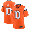 Choea D.Broncos #10 Bo Nix Orange 2024 Draft First Round Pick Player Game Jersey American Stitched Jerseys