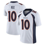 Choea D.Broncos #10 Bo Nix Player White Vapor Untouchable Limited Home Game Stitched Jerseys