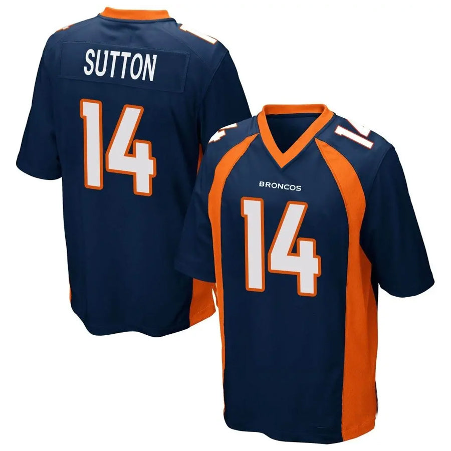Choea D.Broncos #14 Courtland Sutton Player Navy Game Stitched Jerseys