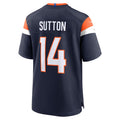 Choea D.Broncos #14 Courtland Sutton Player Navy Home Game Stitched Jerseys