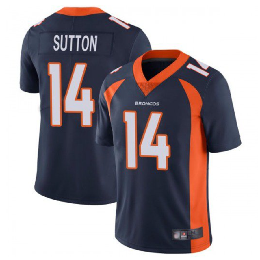 Choea D.Broncos #14 Courtland Sutton Player Navy Limited Stitched Jerseys