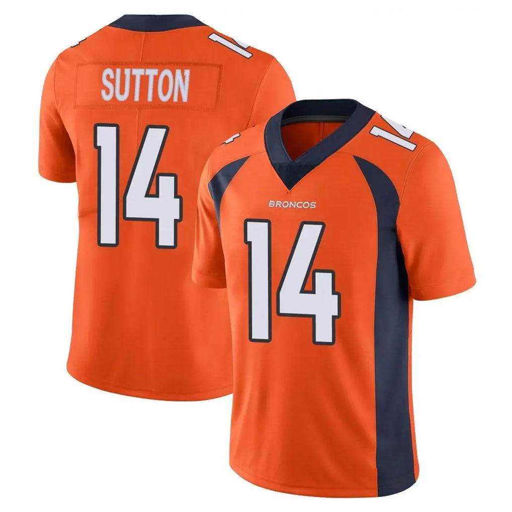 Choea D.Broncos #14 Courtland Sutton Player Orange Color Vapor Untouchable Limited Game Stitched Jerseys