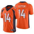 Choea D.Broncos #14 Courtland Sutton Player Orange Limited Stitched Jerseys