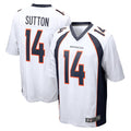 Choea D.Broncos #14 Courtland Sutton Player White Game Stitched Jerseys