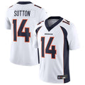 Choea D.Broncos #14 Courtland Sutton Player White Replica Game Stitched Jerseys