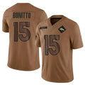 Choea D.Broncos #15 Nik Bonitto Player Brown Salute To Service Limited Stitched Jerseys