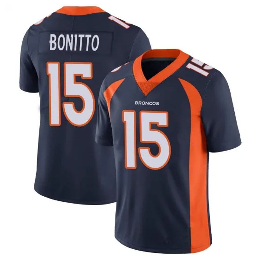 Choea D.Broncos #15 Nik Bonitto Player Navy Vapor Limited Stitched Jerseys