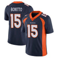 Choea D.Broncos #15 Nik Bonitto Player Navy Vapor Limited Stitched Jerseys