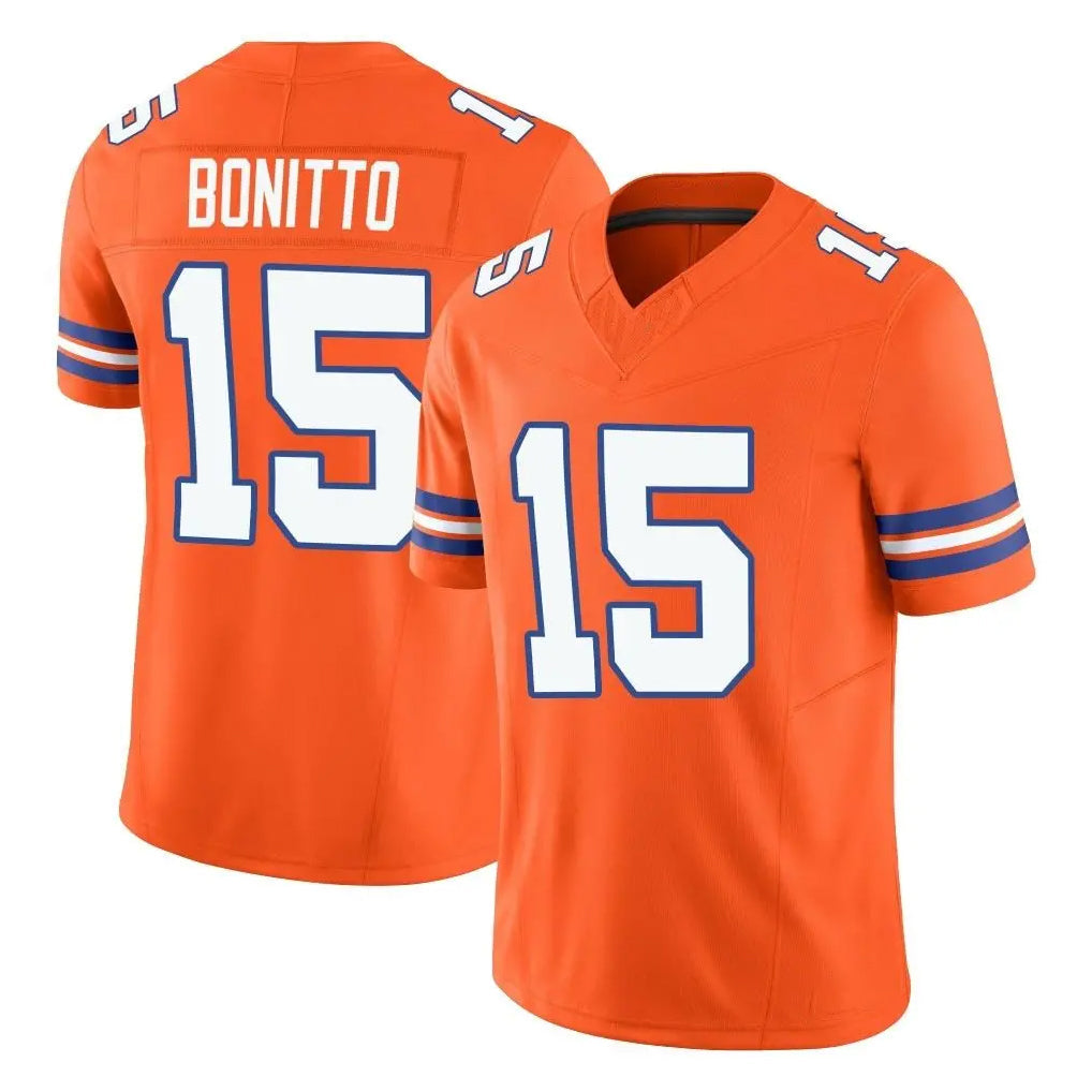 Choea D.Broncos #15 Nik Bonitto Player Orange Limited Alternate Vapor F.U.S.E. Throwback Game Stitched Jerseys