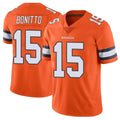 Choea D.Broncos #15 Nik Bonitto Player Orange Vapor Untouchable Limited Home Game Stitched Jerseys
