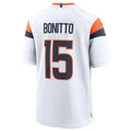 Choea D.Broncos #15 Nik Bonitto Player White Home Game Stitched Jerseys