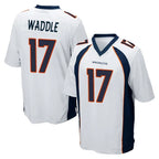 Choea D.Broncos #17 Jaylen Waddle Player White Game Stitched Jerseys