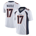Choea D.Broncos #17 Jaylen Waddle Player White Vapor Untouchable Limited Home Game Stitched Jerseys