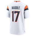Choea D.Broncos #17 Jaylen Waddle White Game Stitched Jerseys
