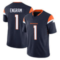 Choea D.Broncos #1 Evan Engram Player Navy Limited Vapor F.U.S.E. Home Game Stitched Jerseys