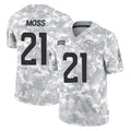 Choea D.Broncos #21 Riley Moss Player Arctic Camo Salute To Service Limited Stitched Jerseys