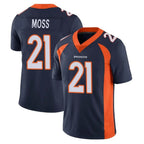Choea D.Broncos #21 Riley Moss Player Navy Vapor Untouchable Limited Game Stitched Jerseys