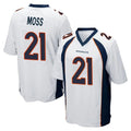 Choea D.Broncos #21 Riley Moss Player White Game Stitched Jerseys