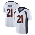 Choea D.Broncos #21 Riley Moss Player White Vapor Untouchable Limited Home Game Stitched Jerseys