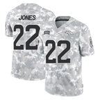 Choea D.Broncos #22 Brandon Jones Player Arctic Camo Salute To Service Limited Stitched Jerseys