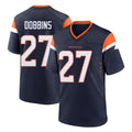 Choea D.Broncos #27 J.K. Dobbins Player Navy Home Game Stitched Jerseys