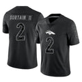 Choea D.Broncos #2 Pat Surtain II Player Black Reflective Limited Stitched Jerseys
