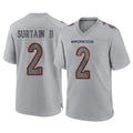 Choea D.Broncos #2 Pat Surtain II Player Gray Atmosphere Fashion Limited Game Stitched Jerseys