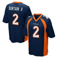 Choea D.Broncos #2 Pat Surtain II Player Navy Game Stitched Jerseys