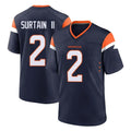Choea D.Broncos #2 Pat Surtain II Player Navy Home Game Stitched Jerseys