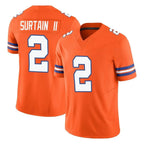 Choea D.Broncos #2 Pat Surtain II Player Orange Limited Alternate Vapor F.U.S.E. Throwback Game Stitched Jerseys